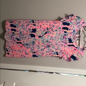 Lily Pulitzer flamingo dress